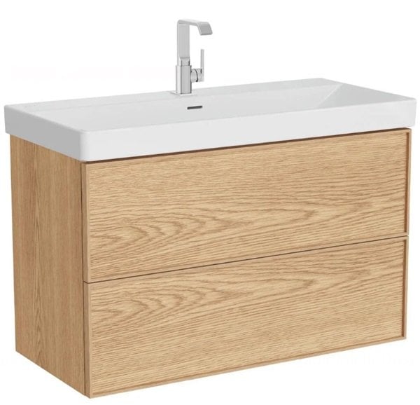 Vitra Metropole Edge Lavabo Dolabı Standart Lavabolu 100 cm
